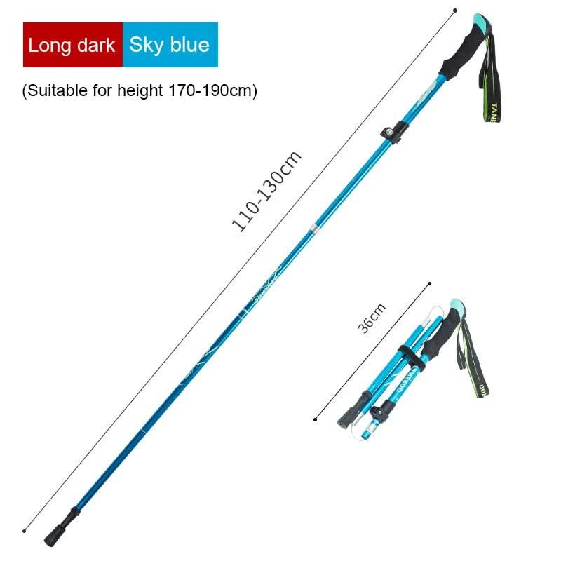 Skanto | Ultralight 5-delt teleskopisk vandrestav for fjell- og turturer