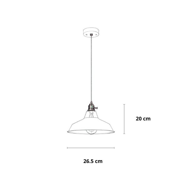 Skanto | Farget Retro Pendellampe