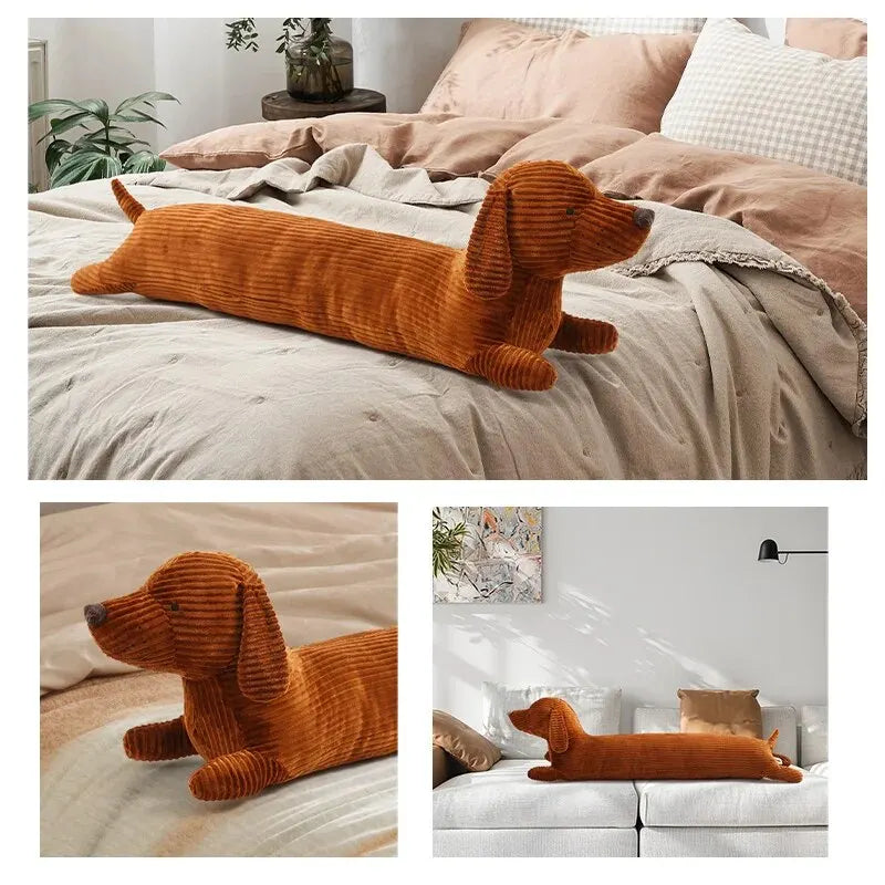 Skanto | Hund kosedyr - DogPillow - Fluffy - Myk og slitesterk - Dachsund