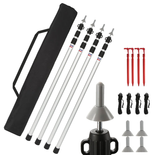 Telescopisk stang for telt Justerbar Aluminium | Skanto