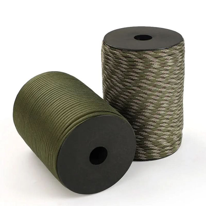 Skanto | 100 m Militært Paracord for Overlevelse & Ekstreme Utendørsoperasjoner