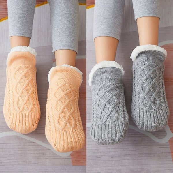 FluffySafe - Luksus Tøfler med Sklisikker Såle Skanto