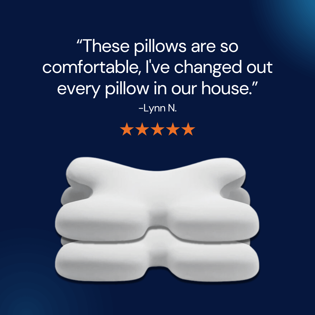 Skanto | Ergonomisk Cervical Pillow | Memory Foam, Nakkestøtte & Ideell for Rolig Søvn