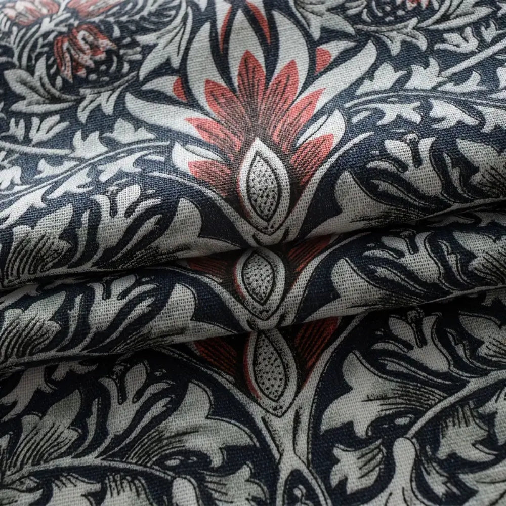 Skanto | Tistel Ebonleaf Blomstertapet Gardin
