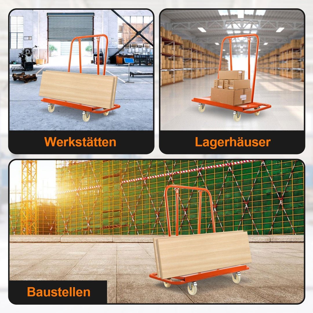 Flatbed vogn Transportvogn opp til 1000kg | Skanto