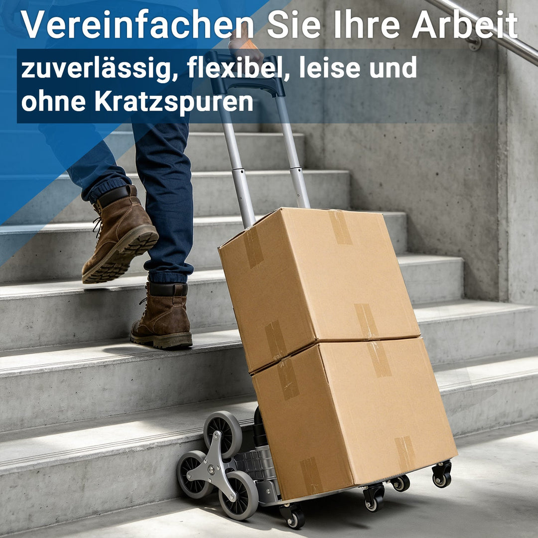 Trappetransportvogn Sammenleggbar Trappetruck opptil 75kg | Skanto