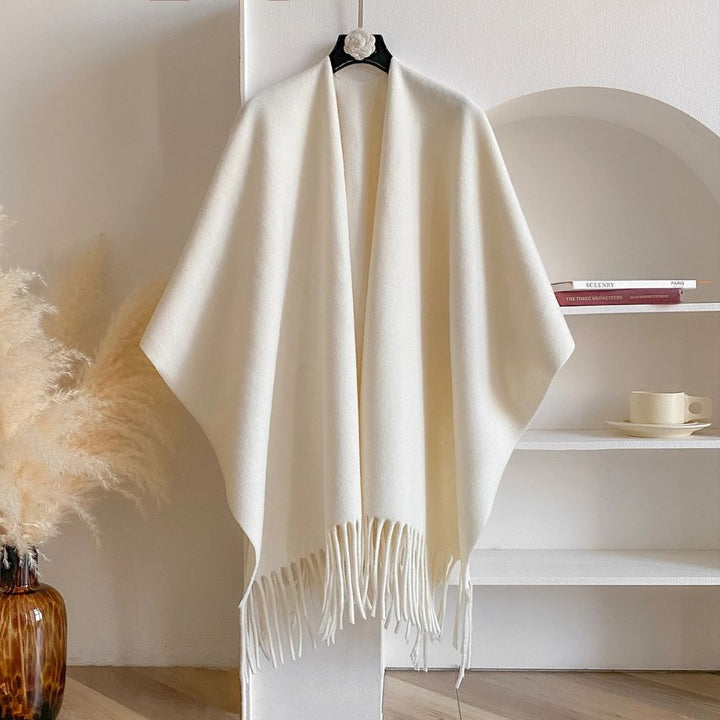 Twilight Chill Acryl-Poncho-Schal