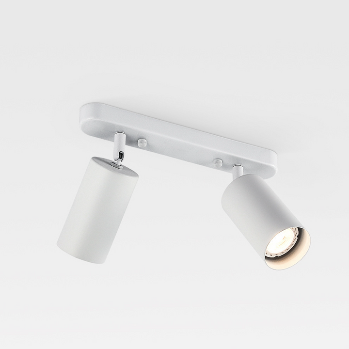 Skanto | TwinGlow Rotterende Taklampe – Justerbar 2-Hodes Moderne Spotlights