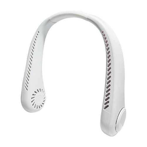 Best Neck Fan UK - Bærbar Nakkevifte Mini USB Oppladbar Faul Nakkerem Bladeless Kjøler | Skanto