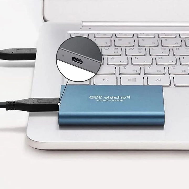 Skanto | Ultra Rask Ekstern SSD – Bærbar Lagring USB 3.1 (Opptil 128GB)