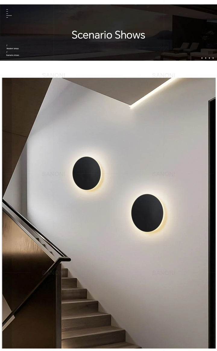 Skanto | Sleeksphere – Rund LED Vegglampe