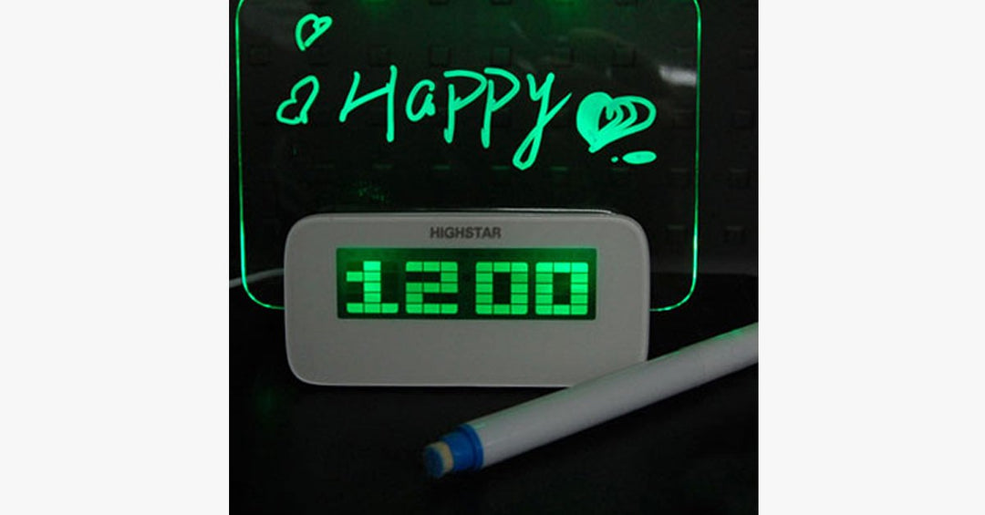 Skanto | LED meldingsbord digital klokke – Legg til et eksklusivt preg i ditt sted