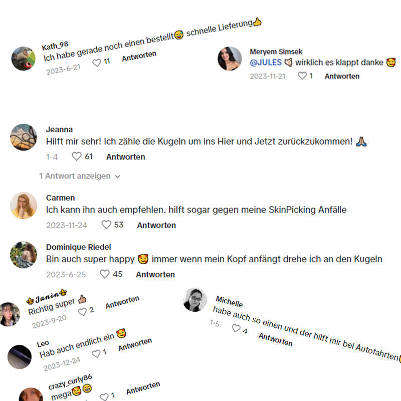 Skanto | Calm – Angstring med Perler - Anti Stress & Anti Angst