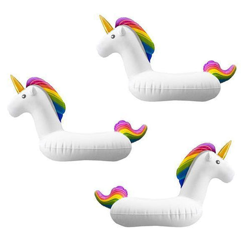 Unicorn Drikkefloats (Sett av 3) | Skanto