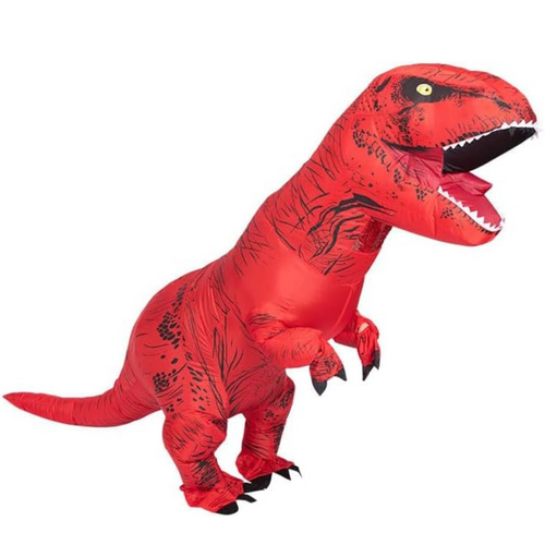 Skanto | DinoBlast Oppblåsbar T-Rex Kostyme – Gigantisk Unisex Utstyr