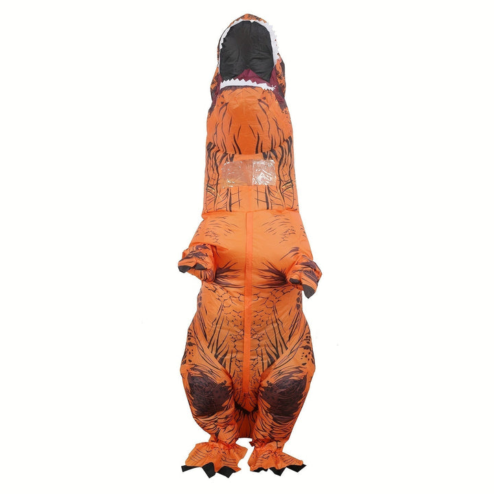 Skanto | DinoKing Oppblåsbar T-Rex Kostyme – Gigantisk Unisex Drakt med Vifte