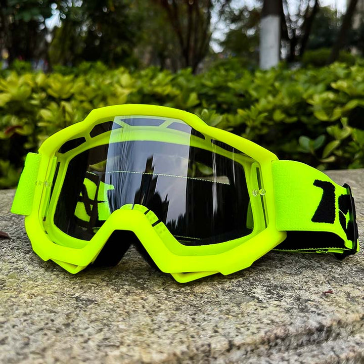 Skanto | Unisex Motorsykkel Briller Anti-Dugg Vindbeskyttelse Støvbeskyttelse