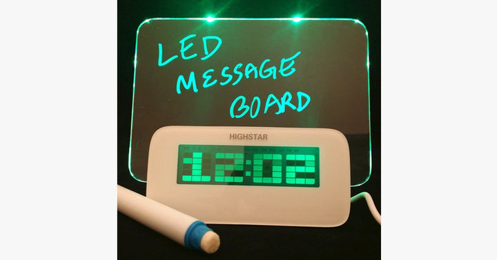 Skanto | LED meldingsbord digital klokke – Legg til et eksklusivt preg i ditt sted