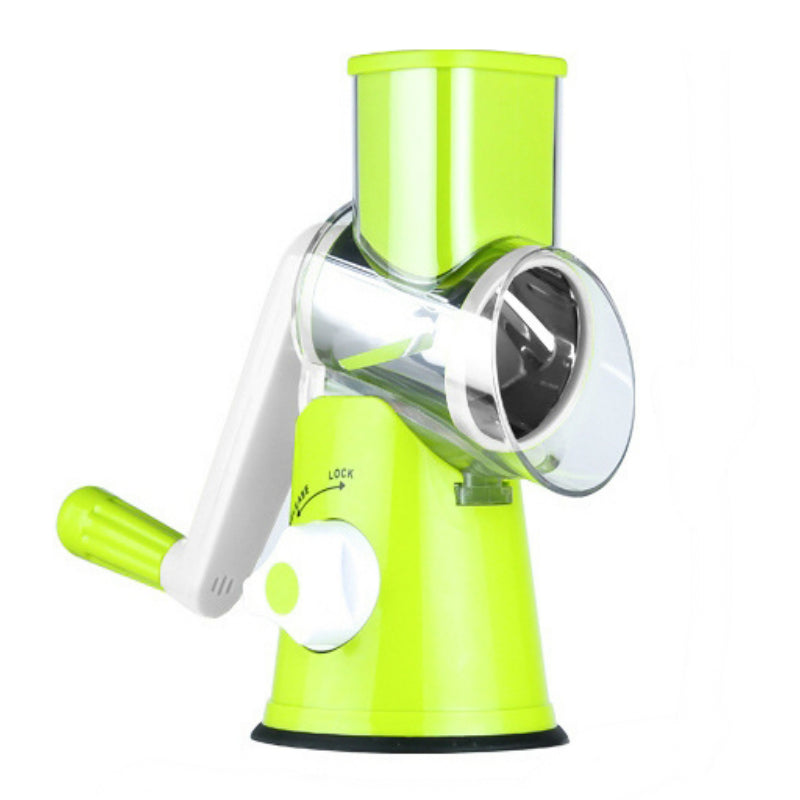 Skanto | 3-i-1 Multifunksjonell Rustfritt Stål Rotasjonskutter, For Grønnsaker, Ost & Mer