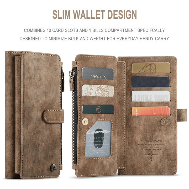 Skanto |  Lær Wallet Case for Samsung Galaxy A-Serie