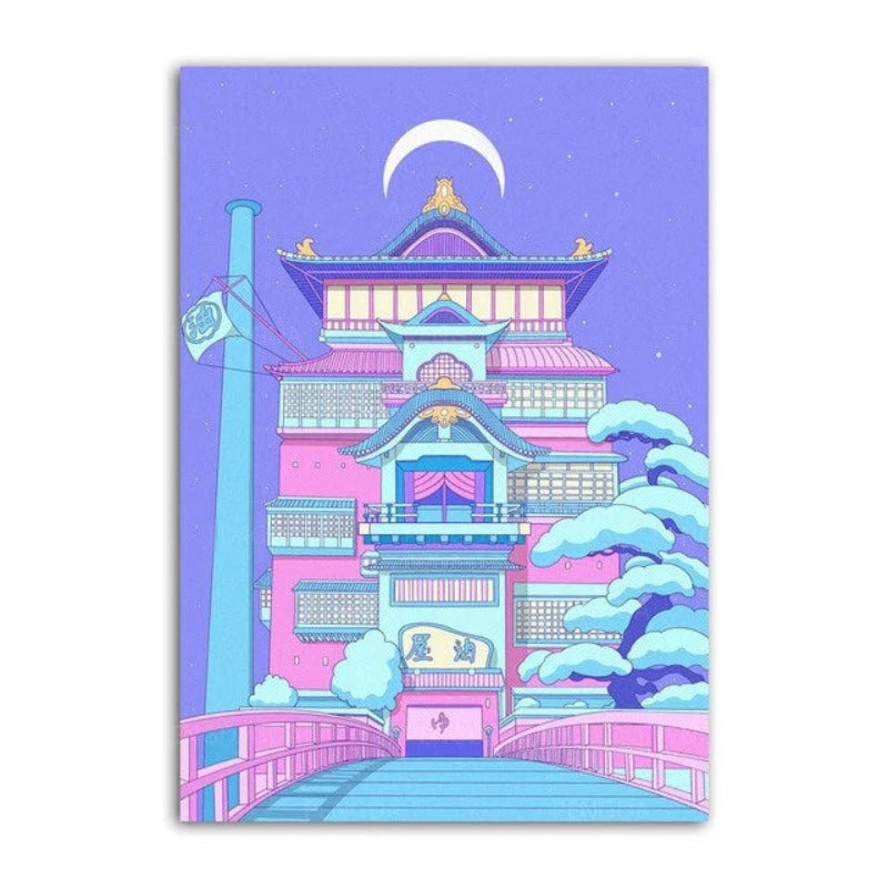 Japansk kongehus - Lærret veggkunst maleri