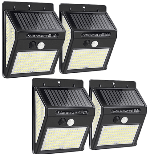 Bevegelsessensor Solcelledrevet 100 Led Lys | Skanto