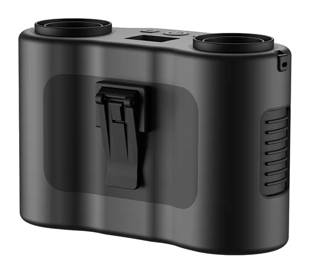 Skanto | Bærbar midjeclipsvifte med doble luftutganger og 20 000 mAh batteri – BreezeMate