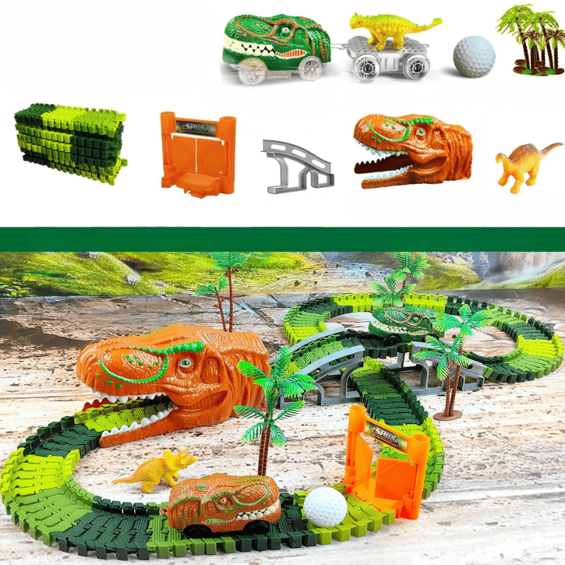 Skanto | Interaktiv dino togspill for fantasifulle barn fra 3 år og oppover