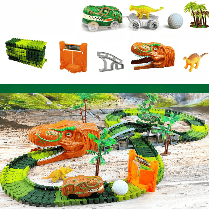 Skanto | Interaktiv dino togspill for fantasifulle barn fra 3 år og oppover