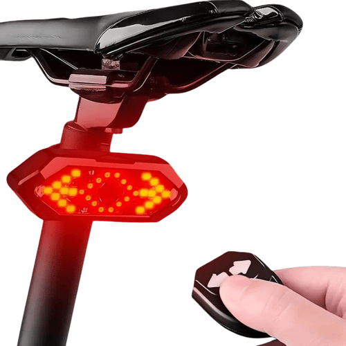 Skanto | Oppladbart sykkel baklys med fjernkontroll og 32 LED-lamper