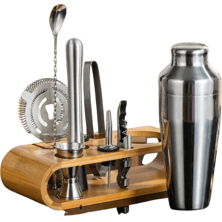 10-teiliges Cocktailset aus Edelstahl für stilvolle Drinks