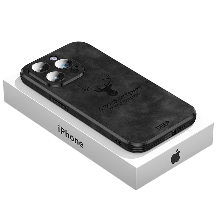 Skanto | Lær iPhone-deksel med støtsikring og elegant design