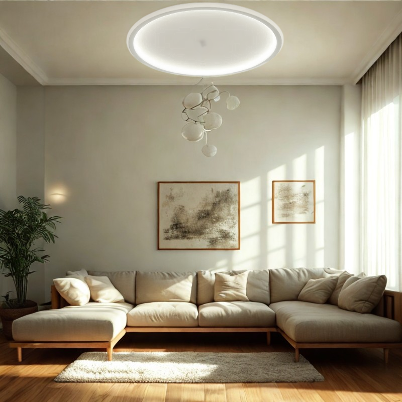 Skanto | GLOWLITH – Skandinavisk LED Taklampe for Moderne, Blendsfri Belysning