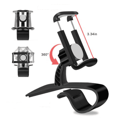 360° Rotérbar Bil Dashboard Telefonholder | Skanto