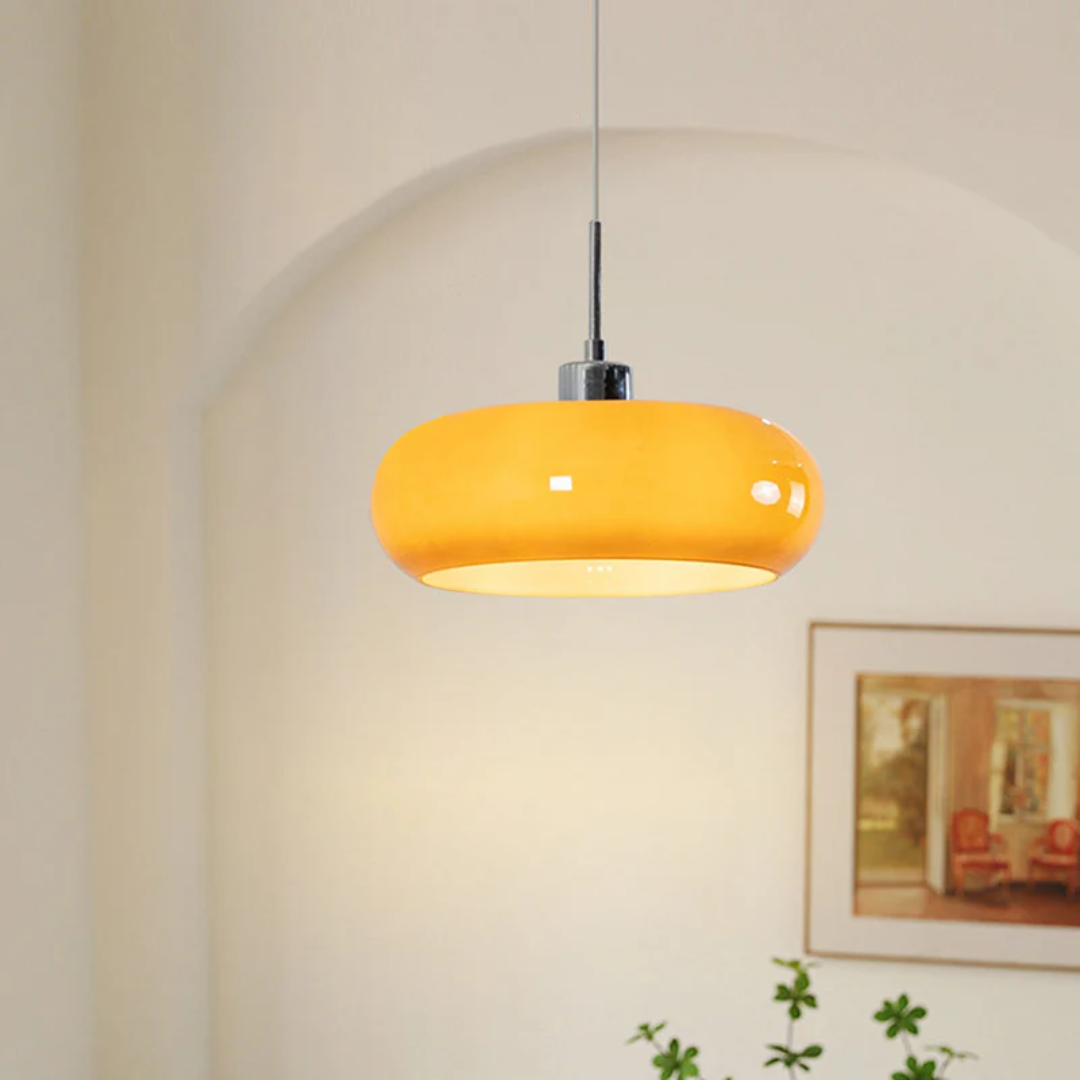 Moderne Rund LED Pendellampe - RadianceOrb | Skanto
