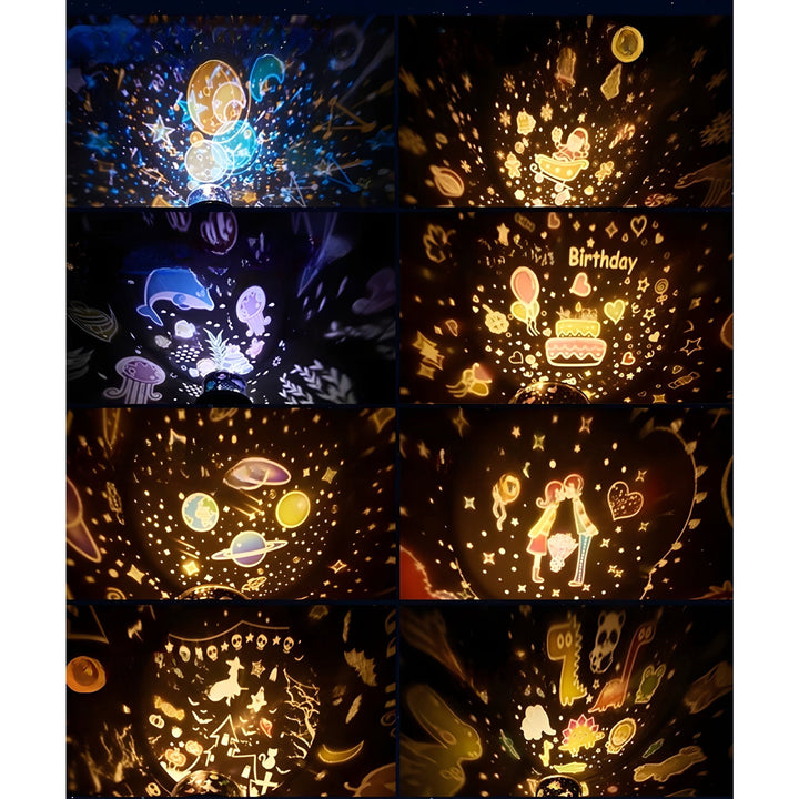 BunnyBeam Light – Søt kaninprojektor-nattlampe for barn