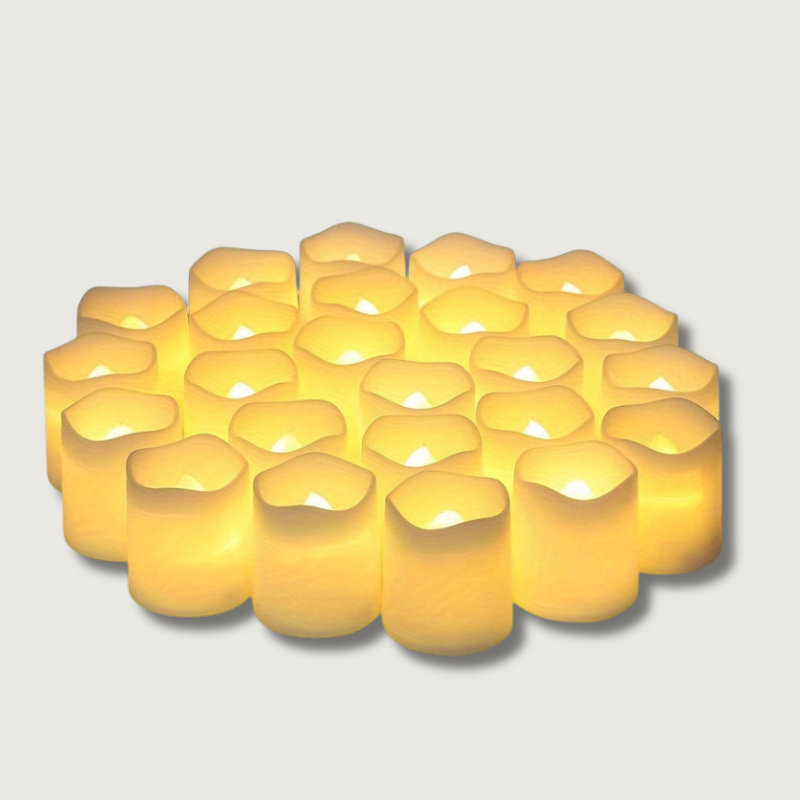 Skanto | LumiLights - LED Tealight Sett for Festlige Vibes