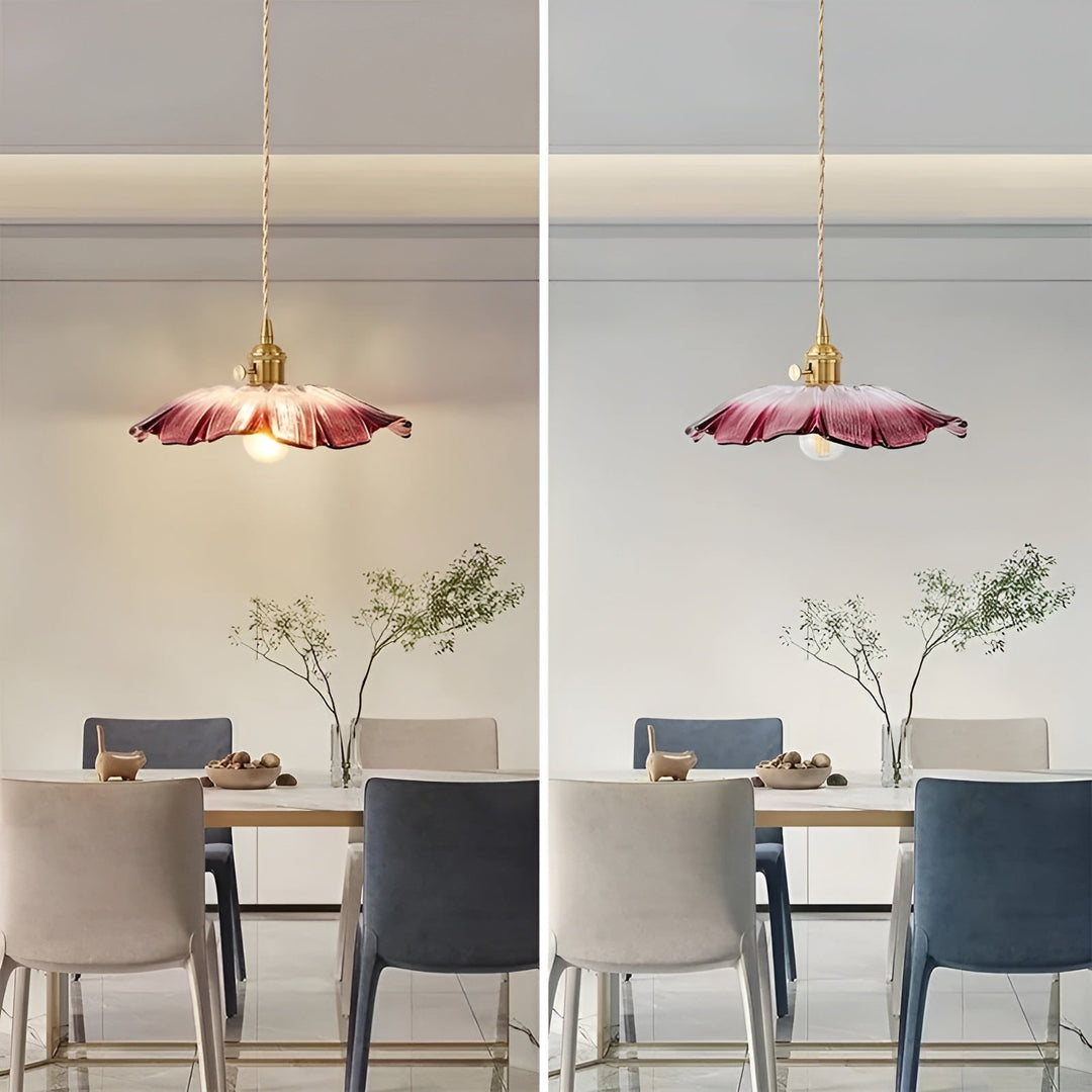 Blomsterpendellampe – Varmt lys og stilig design | For hjemmet ditt