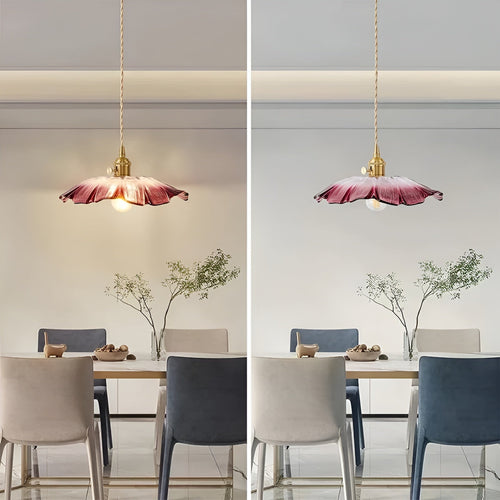 Blomsterpendellampe – Varmt lys og stilig design | For hjemmet ditt
