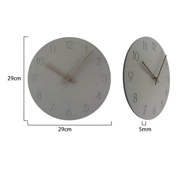 Veggklokke i tre – minimalistisk design for moderne livsstil