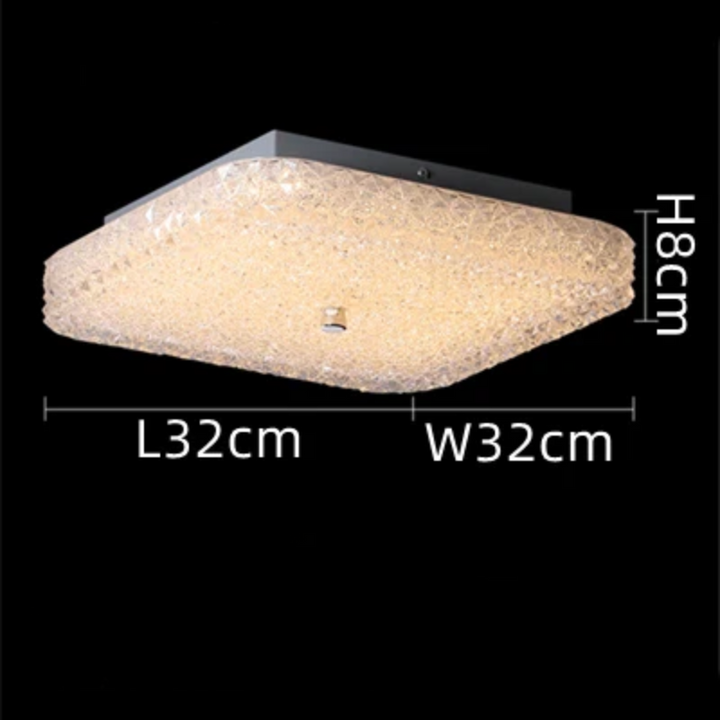 Elegant LED Kronelys – Moderne Taklampe med Krystall for Stue og Soverom | Skanto