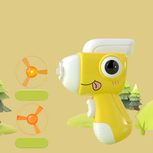 Interaktiv kat frisbee launcher med gyroskop og lysSkanto