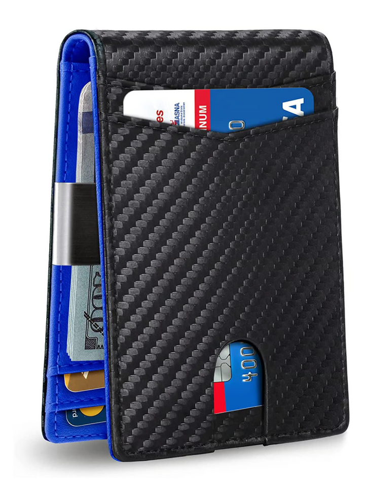 SafeSlim RFID-Geldbörse fra Leder für Herren – Kompakt, dunn og sicher