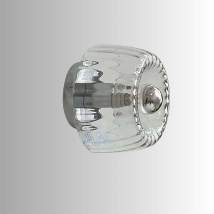 Skandinavisk Bauhaus Vegglampe laget av Glass, Moderne LED Vegglampe for Gang & Stue | Skanto