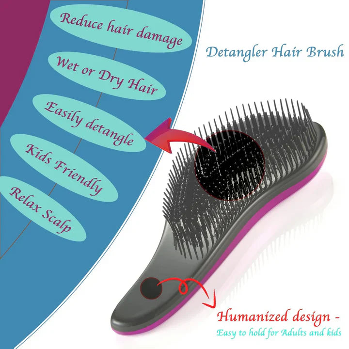 Skanto | Ultimate Detangling Brush Set – 2-dels verdi sett