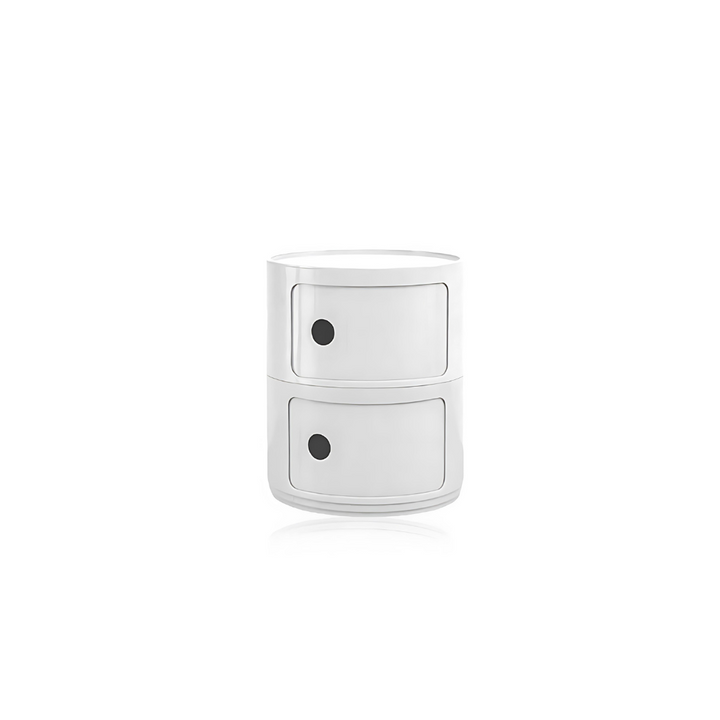 Skanto | Vase-formet Sidebord med Oppbevaringsrom