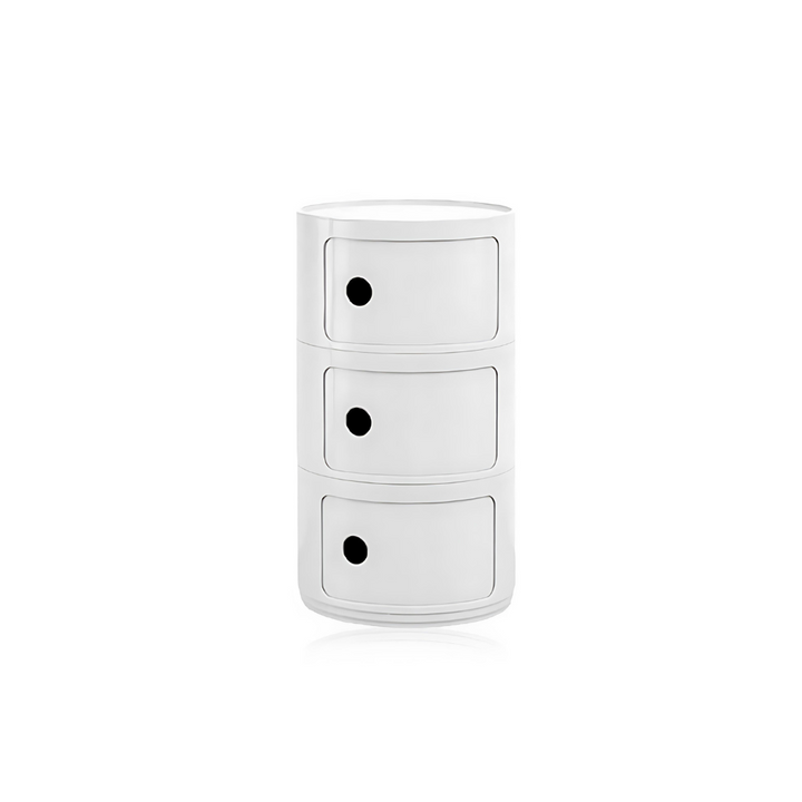 Skanto | Vase-formet Sidebord med Oppbevaringsrom