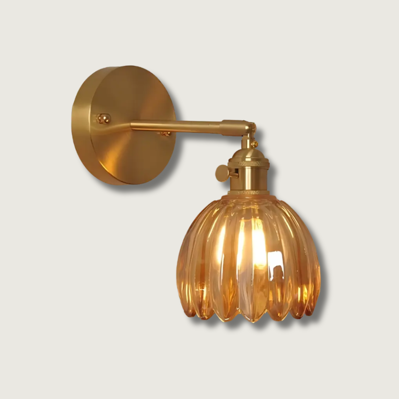 Skanto | GlowForge - Stilig Vegglampe med Metallisk Finish