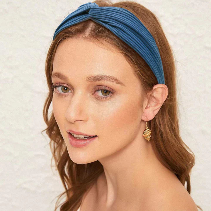 Skanto | Ribbet Twist Hodebånd – Boho Design