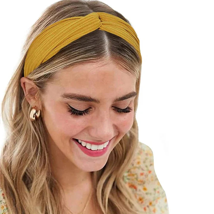 Skanto | Ribbet Twist Hodebånd – Boho Design